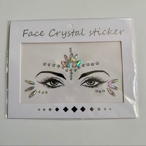 Festival Carnival Face Jewels Gems Sticker